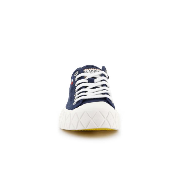 Baskets Palladium Palla Ace Tela Low Tops Homme Bleu Marine | FR KXA180L